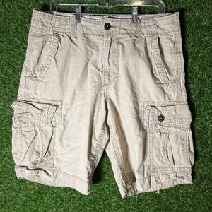 American Eagle Outfitters Men's Classic Cargo Shorts Tan‎ Size 32